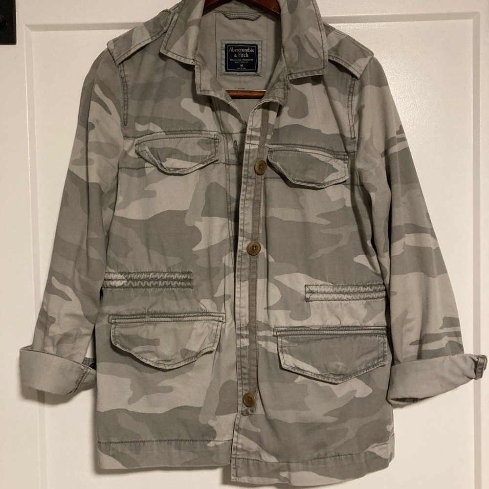 Abercrombie & fitch camo utility jacket